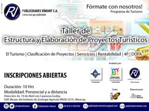 flyer turismo taller estructura y elaboracion de proyectos turisticos sf
