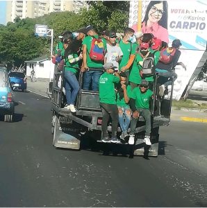 recolectores basura de maracay